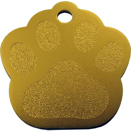 Aluminium Paw 35mm GOLD (Pack of 10)